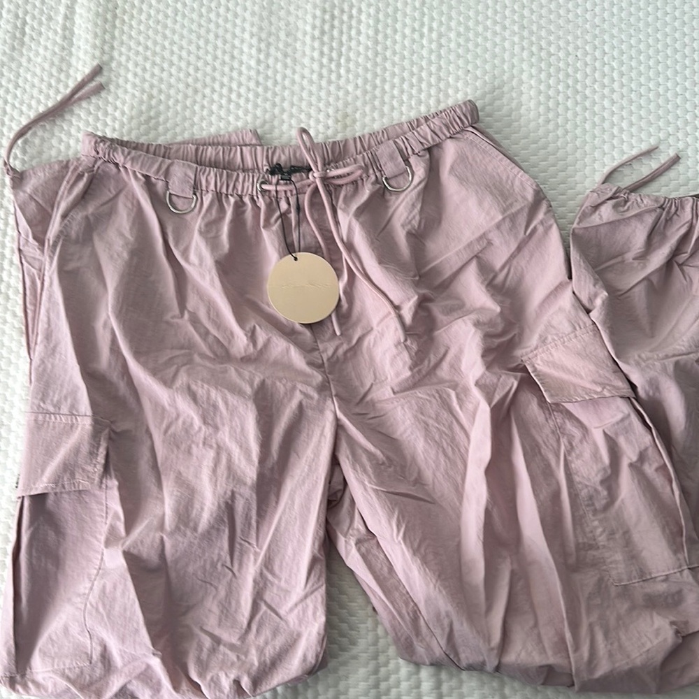 Light Pink Cargo Pants